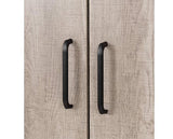 OLIVER 4 DOOR WARDROBE - LIGHT OAK EFFECT