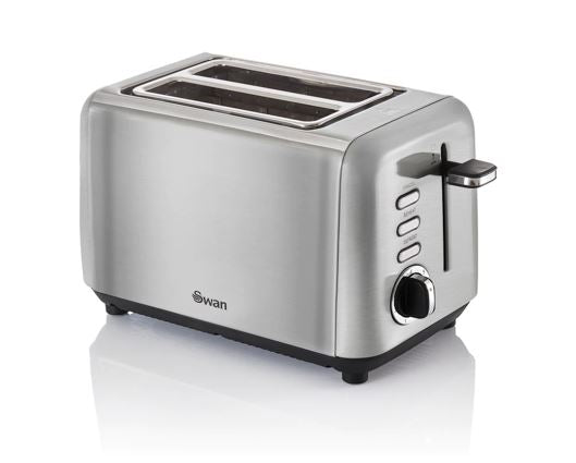 Swan Townhouse 2 Slice Toaster Grey