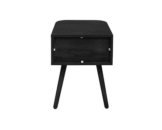Noah 1 Drawer Bedside - Black