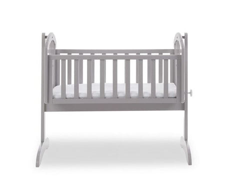 Sophie Crib + Foam Mattress - Warm Grey
