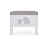 Grace Inspire Cot Bed & Under Drawer - Me & Mini Me Elephants Grey