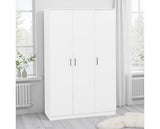 DAKOTA 3 DOOR WARDROBE - WHITE