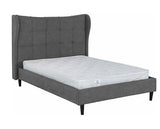 VERONA 5' BED - GREY FABRIC