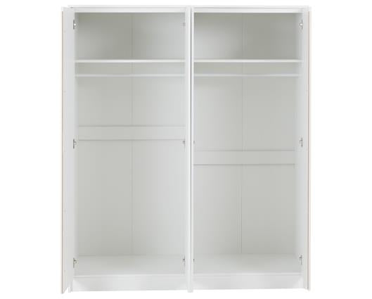 MALVERN 4 DOOR WARDROBE - WHITE