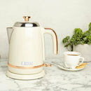 Haden Salcombe 1.7L Kettle Cream and Copper