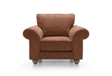 Iris Armchair - Burnt Orange