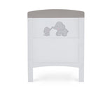 Grace Inspire Cot Bed & Under Drawer - Me & Mini Me Elephants Grey