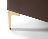 Dario Scalloped Velvet Bed King