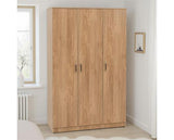 DAKOTA 3 DOOR WARDROBE - OAK EFFECT