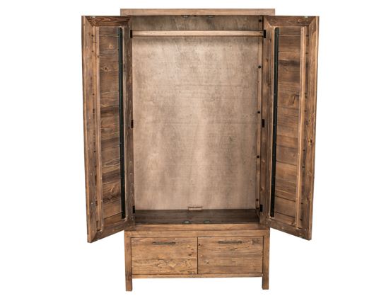 HERITAGE 2 DOOR 1 DRAWER WARDROBE