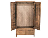 HERITAGE 2 DOOR 1 DRAWER WARDROBE