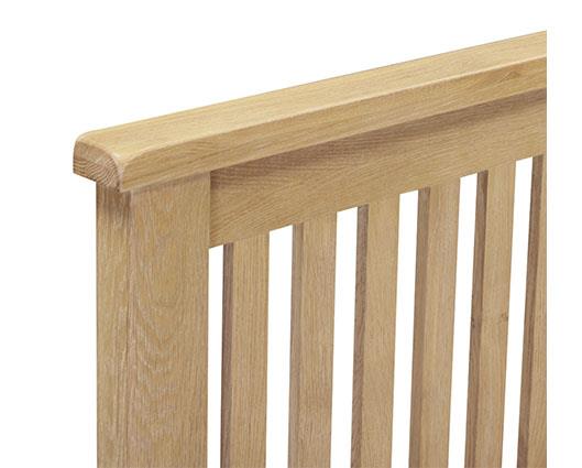 WINDSOR 5' LOW END BED - NATURAL OAK