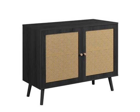 Croxley Rattan 2 Door Sideboard - Black