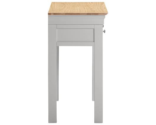 BORDEAUX CONSOLE TABLE - PEBBLE GREY/OAK