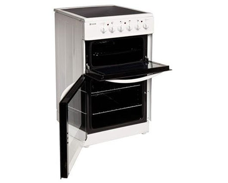Haden HECT50W 50cm Twin Cavity Electric Cooker with Ceramic Hob