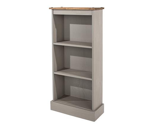 Corona low narrow bookcase