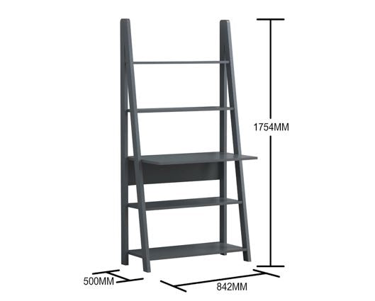 Ladder Desk-Dark Grey