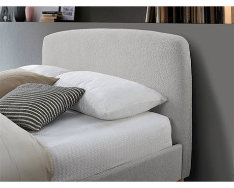 Oliver King Bed - Dove Grey