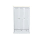 Dagwood 3 Door 2 Drawer Wardrobe White