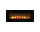 Shelby  WM-9331 Electric Wall Mounted Fire with Remote in Black, 42 Inch