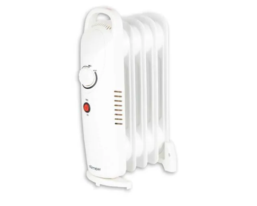 Warmlite 650W Oil Filled Radiator White