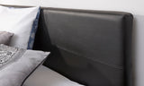 Small Double End Lift Ottoman Bed-Black