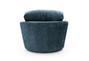 Heidi Swivel Chair - Dark Blue