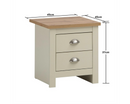 Lincoln Nightstand with 2 Drawers