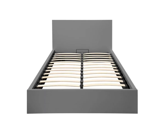 Oslo Double Ottoman Bed - Grey