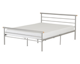 Orion Small Double Bed - Silver
