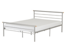 Orion Small Double Bed - Silver