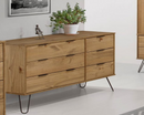 Austin 3+3 Drawer Wide Chest of Drawers