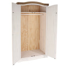 Corona White 2 Door Wardrobe