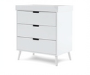 Maura 2 Piece Room Set - White with Acrylic