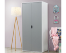Atrix 2 Door Wardrobe-Grey