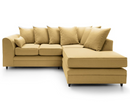 Daisy Right Hand Facing Corner Sofa - Mustard