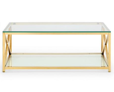 Madison Coffee Table - Gold