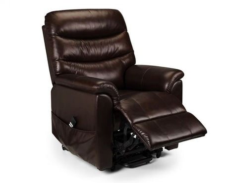 Phillip Leather Rise & Recline Chair - Dual Motor