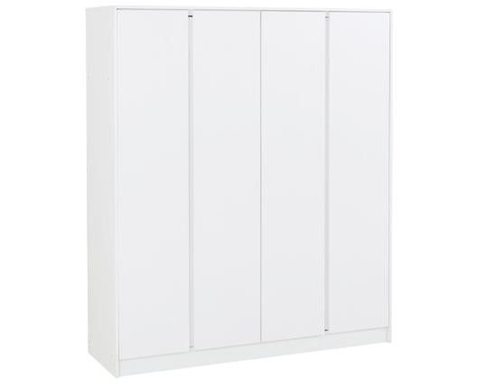 MALVERN 4 DOOR WARDROBE - WHITE