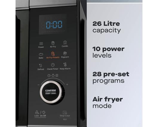 Daewoo 26L Air Fryer Microwave