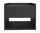 Harrison Wall Mounted Bedside Tables (Pair)- Anthracite