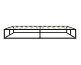 Soho Metal Platform Bed Black - Single