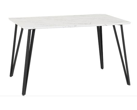 MARLOW DINING TABLE - WHITE MARBLE EFFECT