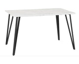MARLOW DINING TABLE - WHITE MARBLE EFFECT