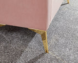 Phoebe Ottoman Storage Bench-Pink