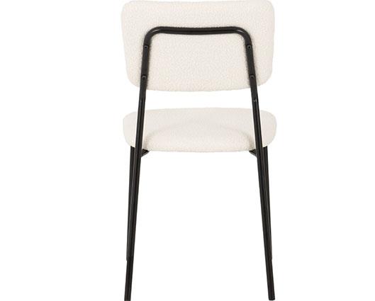 SHELDON DINING CHAIR (X4 PER BOX) - IVORY BOUCLE FABRIC