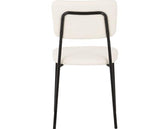 SHELDON DINING CHAIR (X4 PER BOX) - IVORY BOUCLE FABRIC