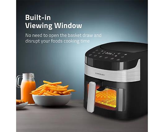 Cookology 7.2L Air Fryer with Viewing Window