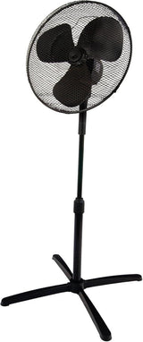 Igenix 16" Pedestal Fan Black