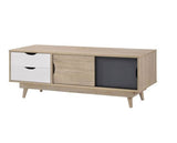 Culton Black & White 2 Door & 2 Drawer TV Unit